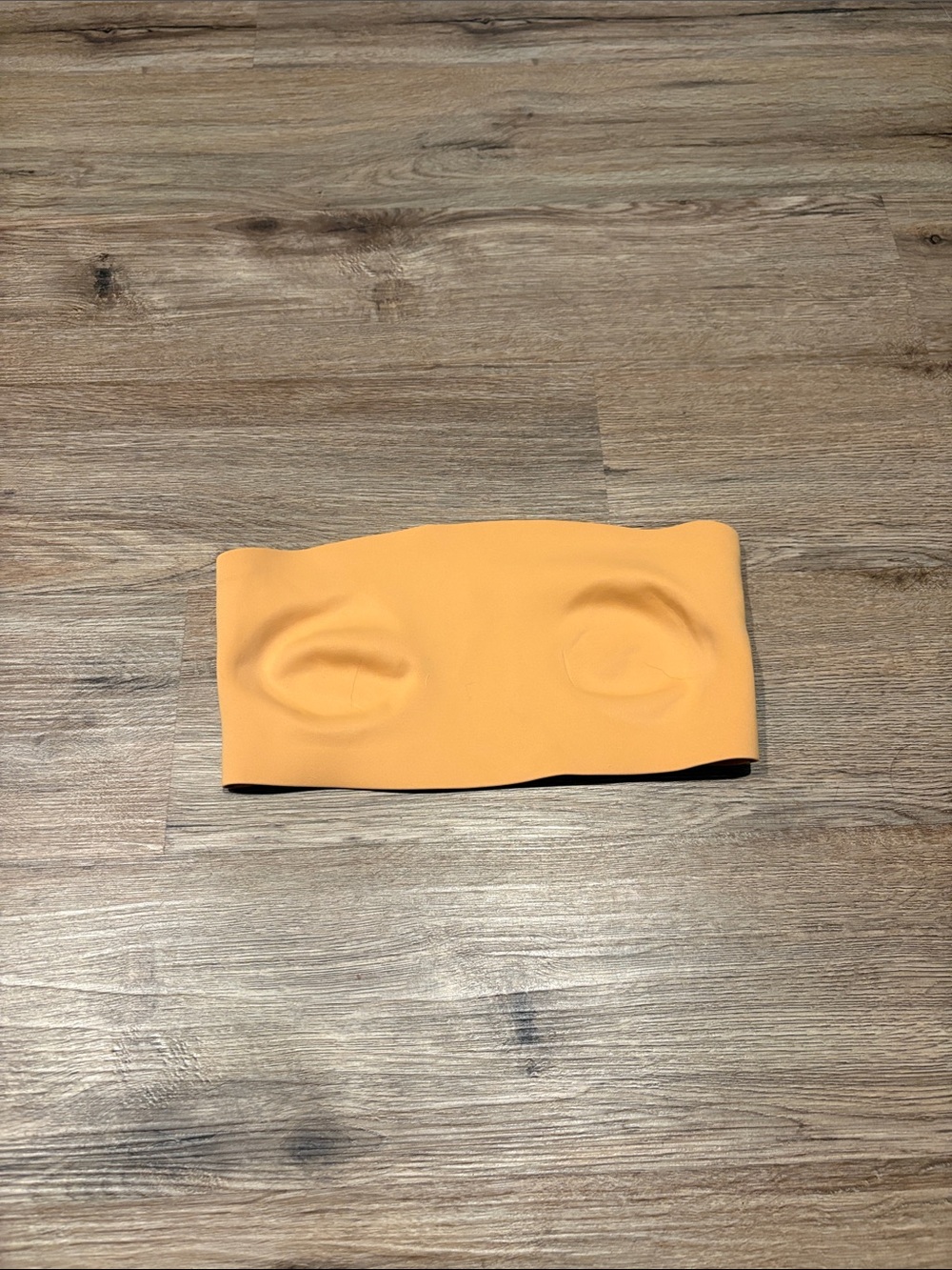 Free People Strapless Bandeau in Mustard Orange
